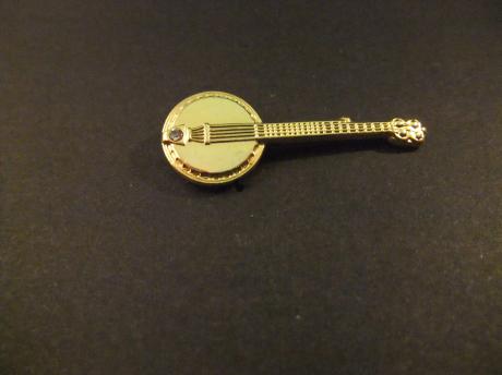 Banjo ( snaarinstrument) goudkleurig